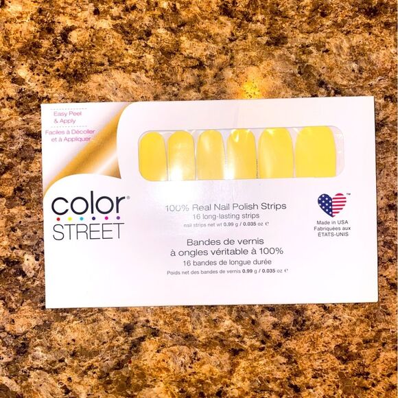 Color Street Other - Color Street Nail Polish Strips- Belgian Buttercup